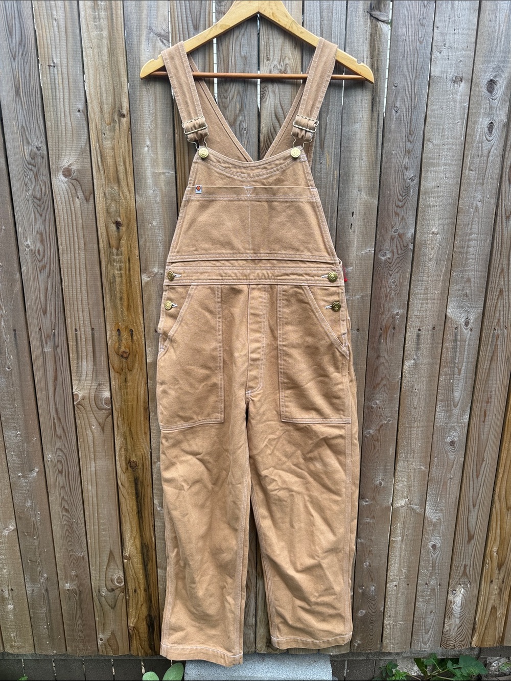 Big Bud Press Beige/Tan Women's Denim Overalls